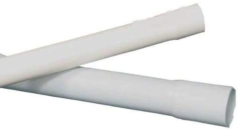 60m M25 25mm Kopos Elektrorohr Stangenrohr Leerrohr Elektrokabel-Rohr gemufft hellgrau PVC NEU