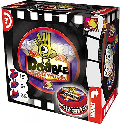 Asmodee 002816 - Dobble Hollywood, Kartenspiel