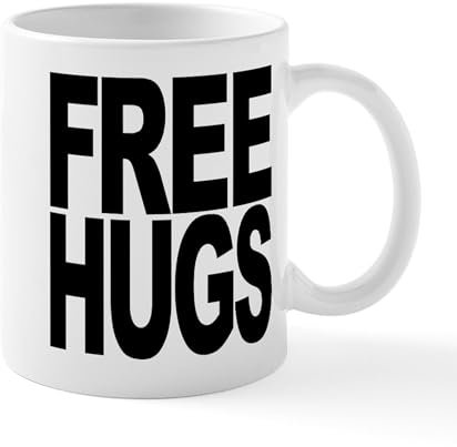 CafePress Free Hugs Mug 11 oz (325 ml) Ceramic Coffee Mug