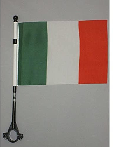 AZ FLAG - Fahrradfahne Irland - 21x14 cm - Irische Fahrradflagge 14 x 21 Cm - Fahrrad Flaggen