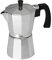 Jata CCA6 - Cafetera Italiana de Aluminio, Capacidad 6 Tazas, Apta para Todo Tipo de Cocinas Salvo inducción