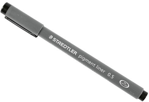 STAEDTLER 308 05-9 Feinschreiber pigment liner, 0,5 mm, schwarz