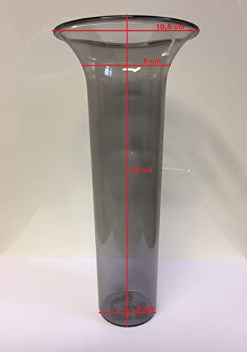 Deko-Shop-Hannusch Vaseneinsatz, Bodenvaseneinsatz, Kunststoffeinsatz für Bodenvasen und verschieden andere Vase Vasen