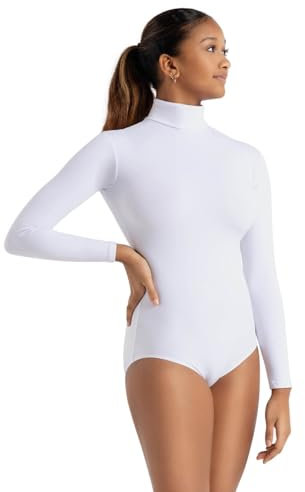 Capezio Damen Tb41 Gymnastikanzug, Weiss/opulenter Garten, XL