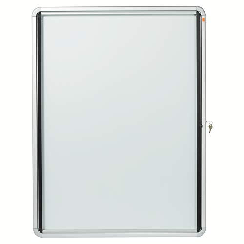 Nobo, Vitrine d'extérieur, Certifiée NF Collectivité et Education, Fond magnétique, 9xA4, 924x668 mm, Porte battante, Gamme Premium Plus, 1902580