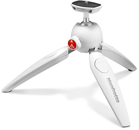 Manfrotto MTPIXIEVO-WH PIXI EVO - Trípode Mini de 2 Secciones