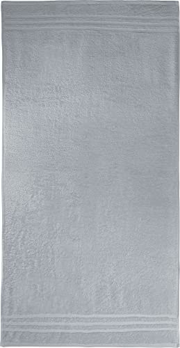 REDBEST Duschtuch New York hellgrau Größe 70x140 cm - leichte, weiche Qualität, saugstark, sehr strapazierfähig, 100% Baumwolle