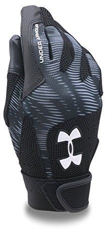 Under Armour Women's Radar III Softball Batting Gloves, Black (002), X-Large