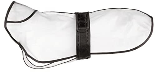 Trixie Tarbes-Regenmantel, 46 cm, transparent/schwarz