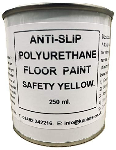1 x 250ml Safety Yellow Anti-Slip Floor Line Marking Paint