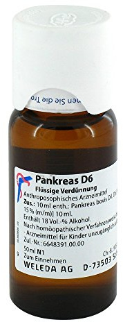 Pankreas D6 Dilution 50 ml