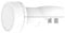 Inverto 5277 IDLP-WDB01-00PRO-OPP Single Wideband 40mm LNB mit Horizontal/Vertical Ports, LO 10.40 GHz (EU) weiß, Pro LNB
