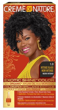 Creme of nature Hair Colour, Permanent Colour, 60 ml, black