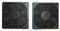 MASSCOOL 120mm ABS Plastic Foam Cooling Fan Filter, Pack of 2 (FFT-2P-120MM)