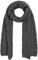 McBURN Britta Zopfstrickschal Schal Strickschal Damenschal Winterschal Wollschal für Damen Norwegerschal Herbst Winter (One Size - anthrazit)