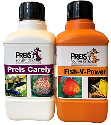 Preis Fisch-V-Power 250ml & Preis Carely 250ml Sparpaket Diskus Vitamine