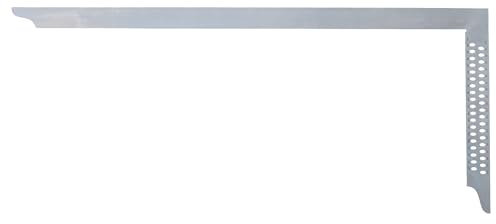 hedue® Zimmermannswinkel ZN - Nahtloser Zimmererwinkel aus Edelstahl, Zimmermann Winkel mit Anreißlöcher, 600 mm