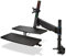 Kensington Sit/Stand Desktop Stand - SmartFit Sit/Stand Workstation for Single Monitor and Two Shelves (K55792WW)