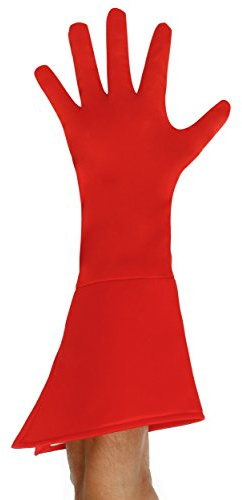 Fun Costumes Adult Red Superhero Gloves Standard