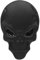 sourcing map Totenkopf schwarz Bone Car Body 3D Emblem Selbstklebende Decor Aufkleber de