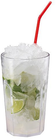 SWITCH! 6er Set Caipirinha Becher aus Kunststoff mit Eichstrich von noTrash2003