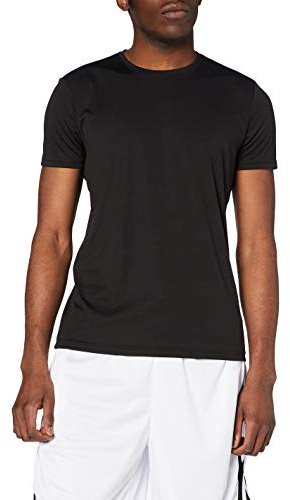 Stedman Apparel Men's Active Sports-T/ST8000 Slim Fit Classic Short Sleeve T-Shirt, Black Opal, Large