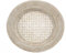 KOUBOO La Jolla Round Rattan Charger Plate, White Wash, Set of 2