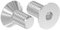 V4A Senkkopfschraube mit Innensechskant, M8 x 16mm, ISO 10642, 10er Pack