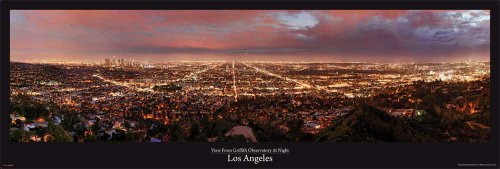 empireposter Los Angeles - Slim-Poster - Griffith Observatory