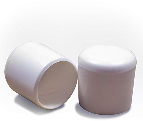 ajile - 12 pièces - Embout Enveloppant Rond pour Tubes de diam. 16 mm - Blanc - EVR216-M