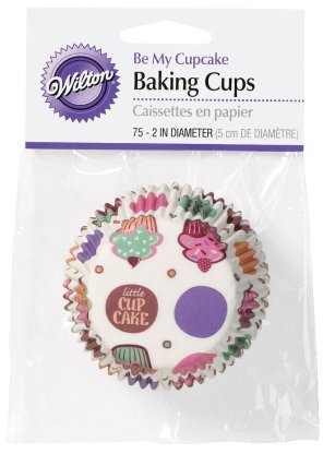 Wilton Be My Cupcake Standard Baking Cup, Multi-Colour, 75-Piece