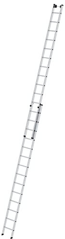 Aluminium-Schiebeleiter 2 x 14 Sprossen Arbeitshöhe bis ca. 8,30 m