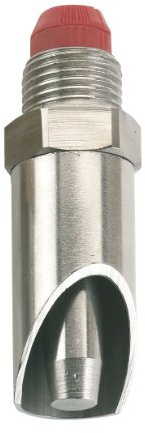 Beißnippel Edelstahl 3/4, mit 1/2 Anschluß, 12 mm Stift
