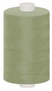 dalipo 27001 - Polyester Nähgarn 1000m, grau-grün