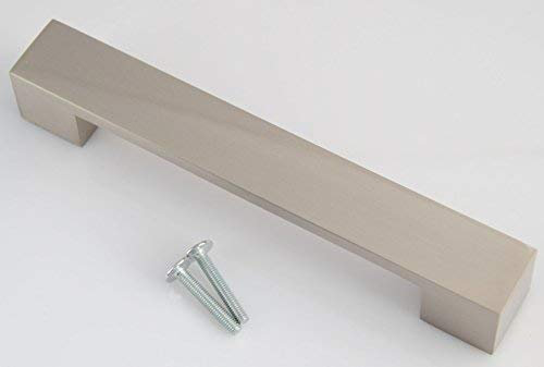 Möbelgriff BA 128 mm Schrankgriff eckig Küchengriff edelstahloptik Türgriff *625-07