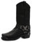 Grinders Nero Eagle Uomini Hi Cowboy Moto Pelle Occidentali Nuovi Stivali 41