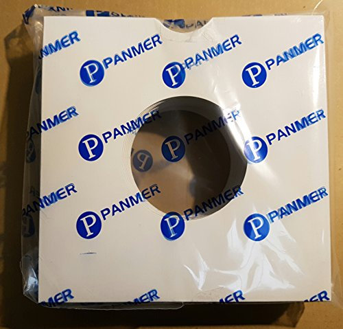 Pack of 50 - 7 White Card Record Sleeves / Masterbags