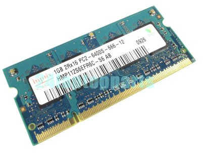 Hynix HMP112S6EFR6C-S6 - Memoria RAM DDR2 de 1 GB (SO-DIMM, 200 Pines, PC2-6400S, 800 MHz)