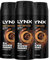 Lynx Dark Temptation Body Spray Deodorant 150ml(pack of 3)