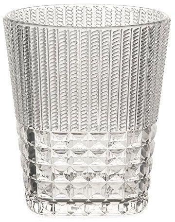 Baci milano set 6 bicchieri acqua chic & zen trasparenti in acrilico