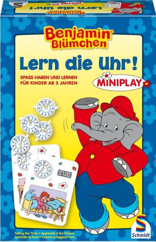 Schmidt Spiele - Benjamin Blümchen, Lern die Uhr!