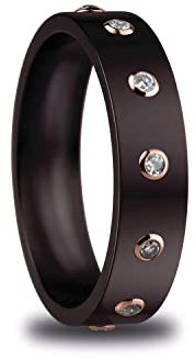 Bering Damen-Ring arctic symphony Edelstahl Keramik Zirkonia weiß Gr. 54 (17.2) - 555-97-52