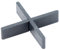 Sanpro Niedrige Fugenkreuze, Größe 3 mm/Höhe 10 mm, Anzahl 500 Stück (Fugenkreuze Fugen Boden Bodenplatte Terrasse Terassenplatten verlegen Kreuze) (Pack à 500 Stück)