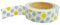 Masking tape avec motifs bleus et jaunes