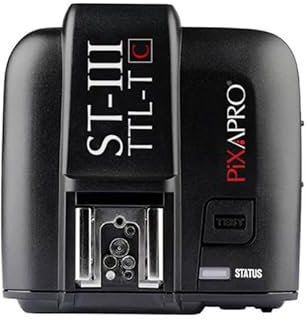 PIXAPRO 100m Transmission PRO ST-III Hot Shoe Mounted Wireless Control Kit Photography Lighting Light Studio Kit Camera Photo Light Compatible with Nikon (Transmitter)