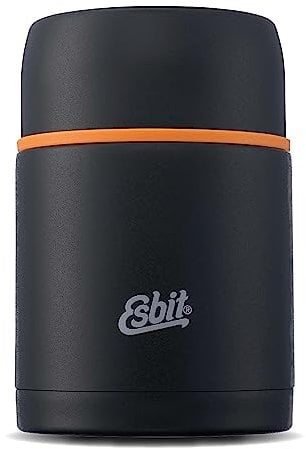 Esbit Thermobehälter Classic für Speisen - Warmhaltebehälter 750 ml in Schwarz - aus Edelstahl für warme und kalte Lebensmittel