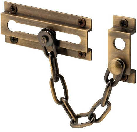 Prime-Line Products U 9913 Chain Door Guard Solid Brass Antique Finish by Prime-Line Products