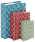 Deco 79 Buchbox, Holz, Vinyl, 30,5 cm, 22,9 cm, 17,8 cm, 41061, mehrfarbig