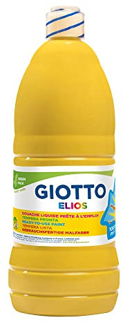 Gouache liquide 1 litre Giotto Jaune primaire