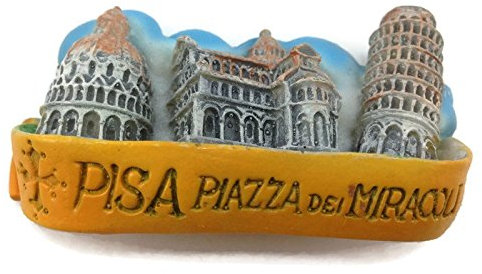 Schiefe Turm von Pisa Italien Souvenir Kollektion 3D Kühlschrank Kühlschrank Magnet Hand Made Harz